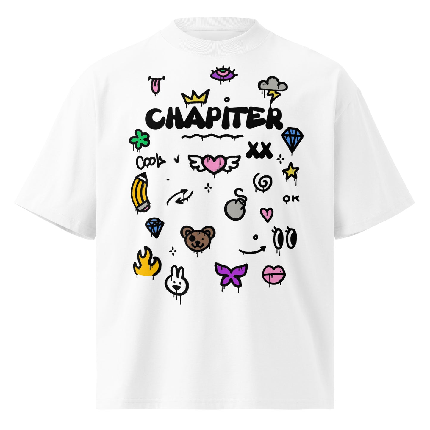 Chapiter Graffiti Oversize Shirt