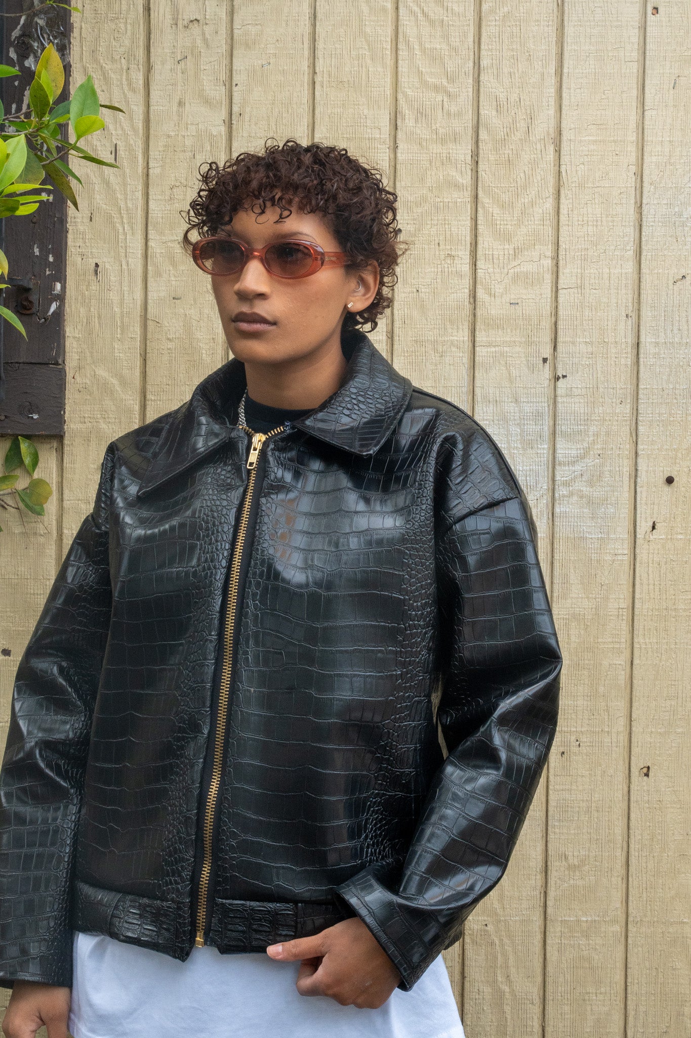 Crocodile Skin Jacket